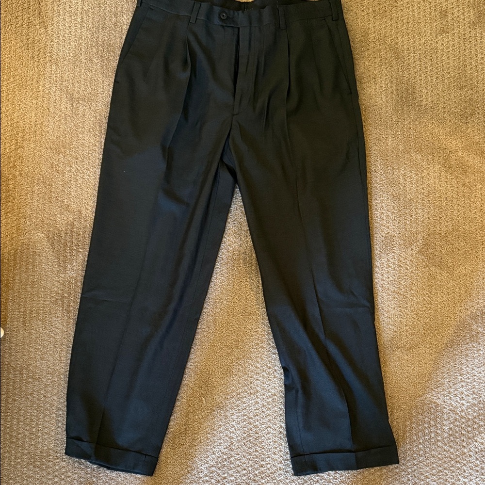 Perry Elis Men's Black Dress Pants 38x30